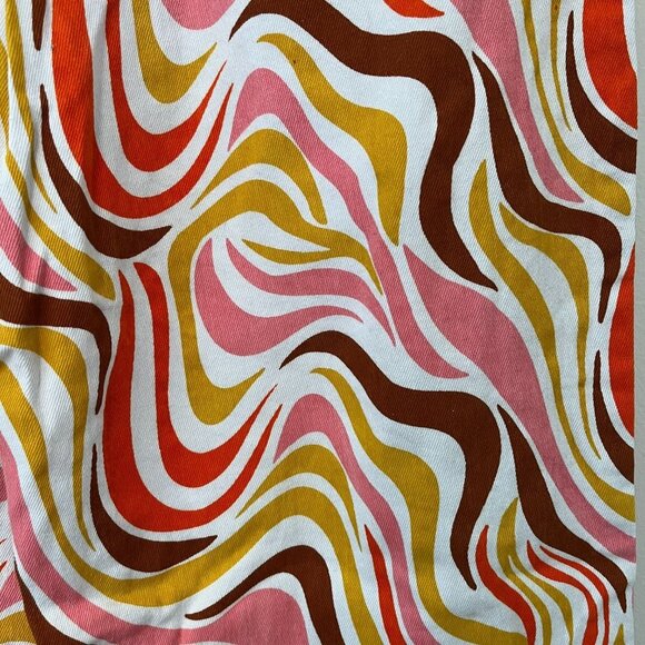 Rue21 Retro Multi Swirl Print Straight Jeans - Size Medium - Picture 9 of 9